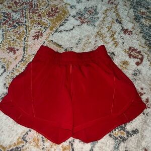 lululemon athletica Red Women's Athletic Shorts